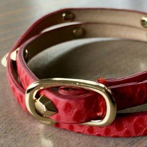 Stella and Dot Hudson Leather Wrap Bracelet